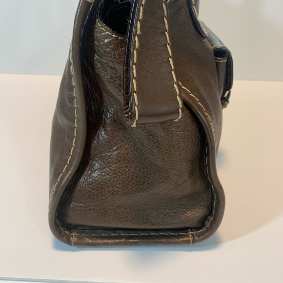 Chloe Edith Satchel Handbag in Dark Brown Leather - Picture 6 of 8